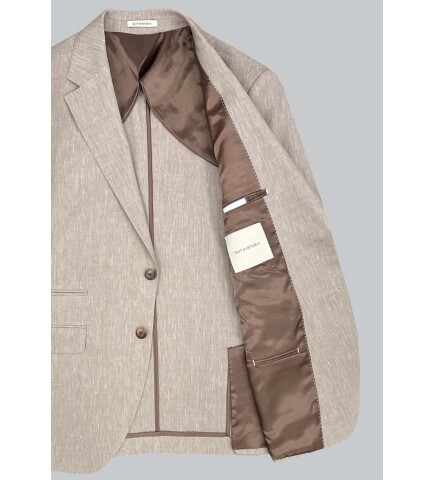 SUIT SARTORIA LINEN BEIGE JACKET 4372