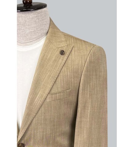 SUIT SARTORIA LINEN BEIGE JACKET 4371