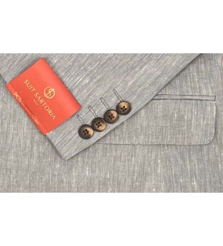 SUIT SARTORIA LINEN GREY JACKET 4372