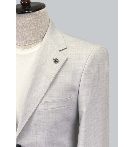SUIT SARTORIA LINEN GREY JACKET 4372