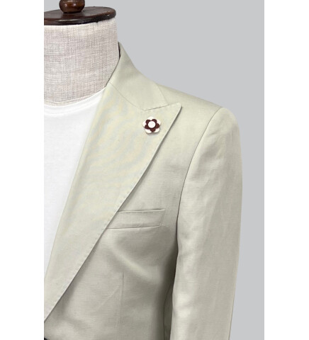 SUIT SARTORIA BEIGE LINEN SUIT 2830