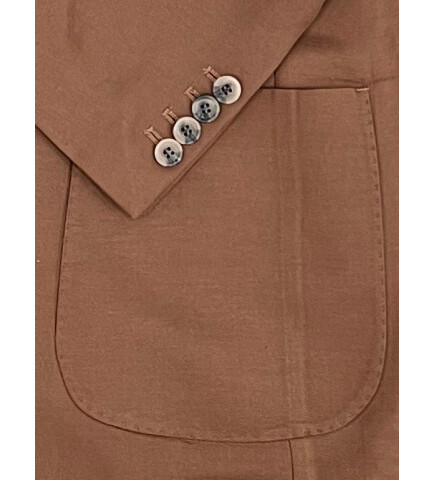 SUIT SARTORIA BROWN LINEN SUIT 2830