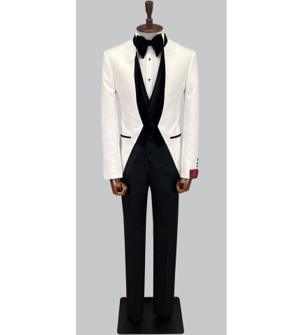 SUIT SARTORIA WHITE TUXEDO 5452