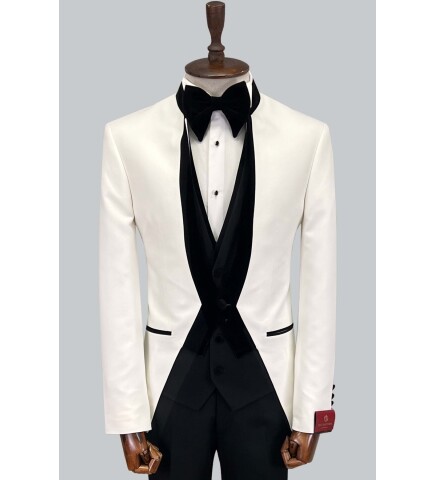 SUIT SARTORIA WHITE TUXEDO 5452