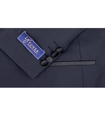 SUIT SARTORIA NAVY BLUE WOOL TUXEDO 5624