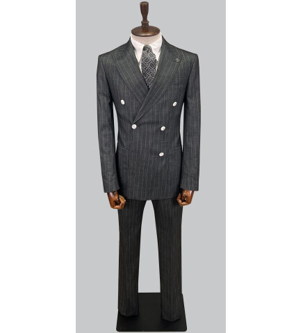 SUIT SARTORIA KOYU GRİ KRUVAZE TAKIM ELBİSE 2815