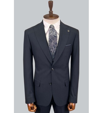 SUIT SARTORIA NAVY BLUE SUIT WITH REVERSIBLE VEST 2810