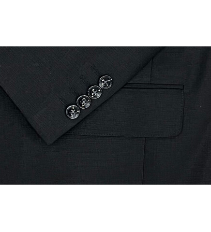 SUIT SARTORIA BLACK SUIT WITH REVERSIBLE VEST 2810