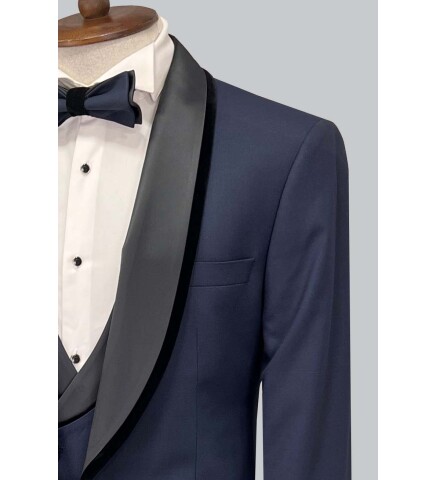 SUIT SARTORIA NAVY BLUE TUXEDO 5618
