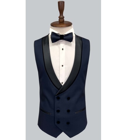 SUIT SARTORIA NAVY BLUE TUXEDO 5618
