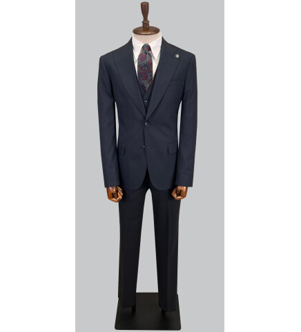 SUIT SARTORIA ÇİZGİLİ LACİVERT TAKIM ELBİSE 2760