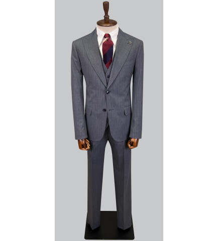 SUIT SARTORIA ÇİZGİLİ KOYU GRİ TAKIM ELBİSE 2760
