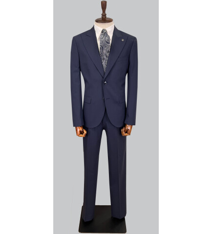 SUIT SARTORIA NAVY BLUE WOOL SUIT 2620