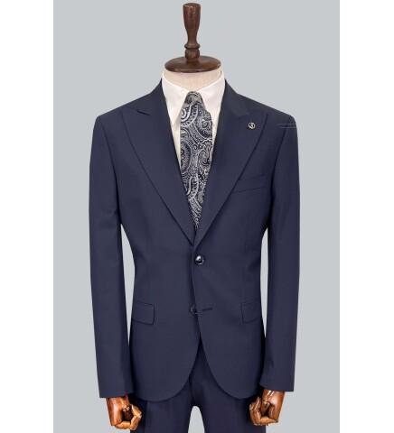 SUIT SARTORIA NAVY BLUE WOOL SUIT 2620