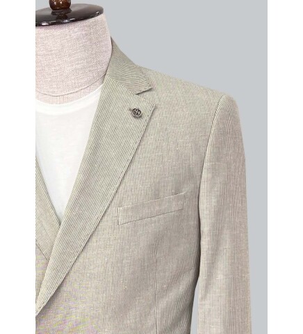 SUIT SARTORIA BEIGE LINEN SUIT 2640