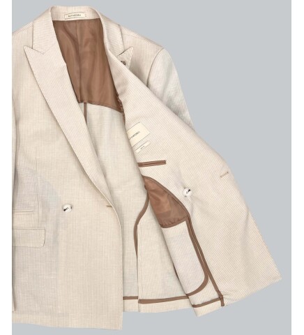 SUIT SARTORIA BEIGE LINEN JACKET 4453