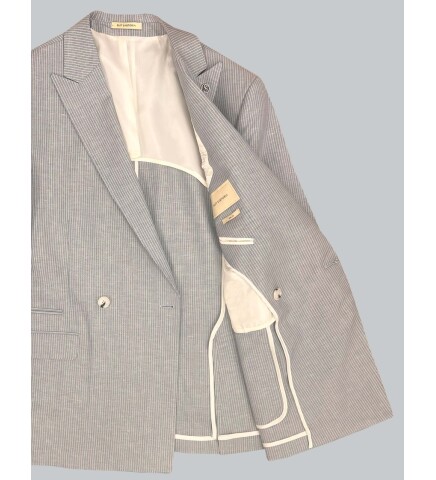 SUIT SARTORIA BLUE LINEN JACKET 4453