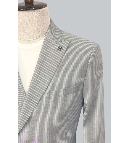 SUIT SARTORIA BLUE LINEN JACKET 4453