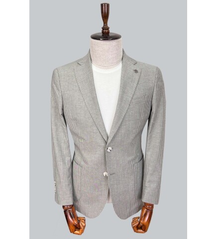 SUIT SARTORIA GREY LINEN JACKET 4455