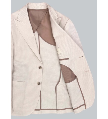 SUIT SARTORIA BEIGE LINEN SUIT 2675