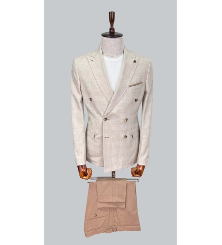 SUIT SARTORIA BEJ KETEN TAKIM ELBİSE 2617