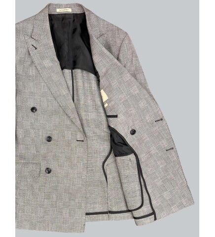 SUIT SARTORIA BLACK LINEN SUIT 2617