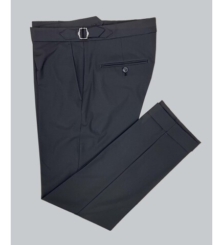 SUIT SARTORIA BLACK LINEN SUIT 2617