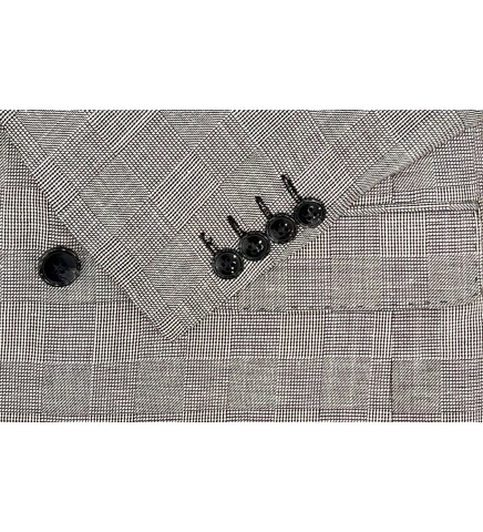SUIT SARTORIA BLACK LINEN SUIT 2617