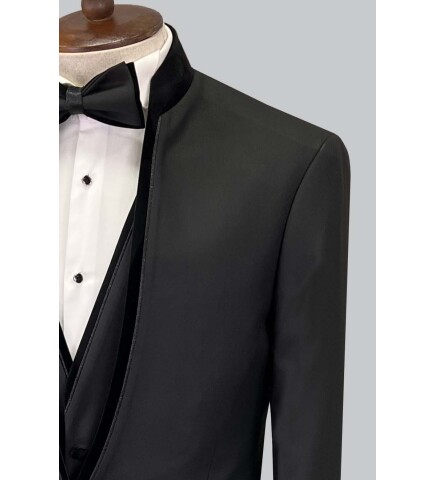 SUIT SARTORIA BLACK TUXEDO 5597
