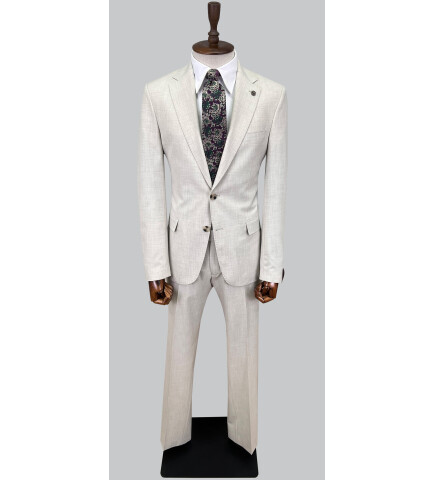 SUIT SARTORIA BEJ TAKIM ELBİSE 2595