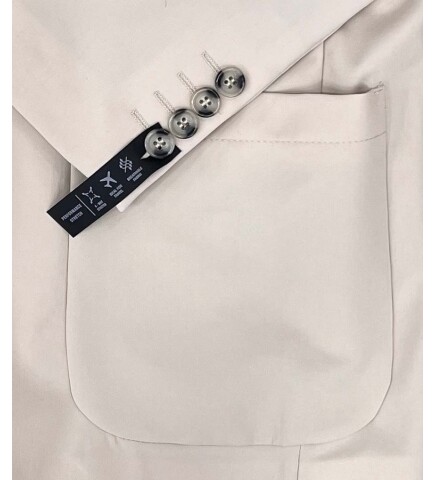 SUIT SARTORIA ÇIKMA YAKA KAPÜŞONLU BEJ PERFORMANS TAKIM 2630