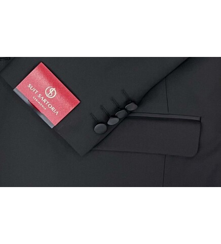 SUIT SARTORIA BLACK TUXEDO 5594