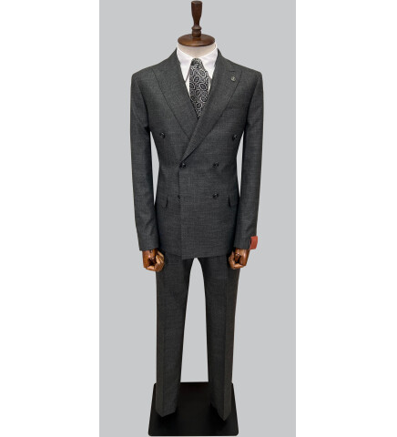 SUIT SARTORIA KOYU GRİ KRUVAZE TAKIM ELBİSE 2569