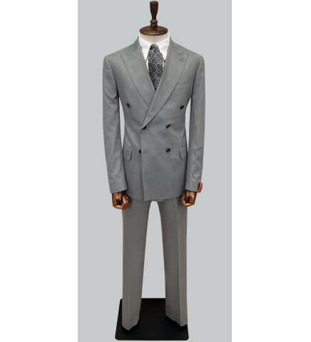 SUIT SARTORIA GRİ KRUVAZE TAKIM ELBİSE 2569