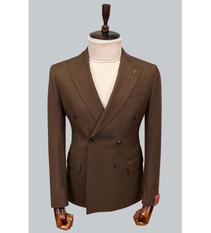 SUIT SARTORIA KRUVAZE KAHVERENGİ CEKET 4533