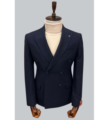 SUIT SARTORIA KRUVAZE LACİVERT CEKET 4533