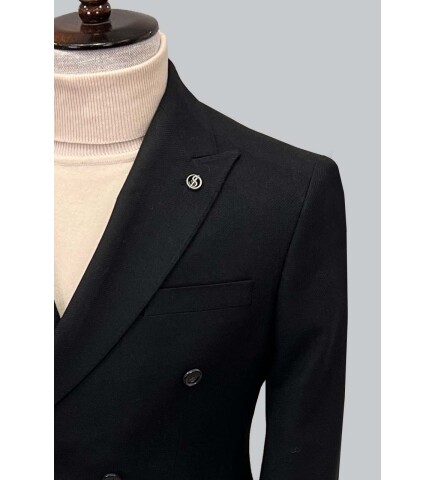 SUIT SARTORIA BLACK JACKET 4533