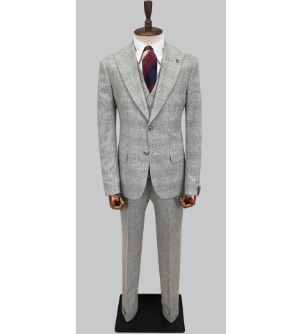 SUIT SARTORIA GREY WOOL SUIT 2551