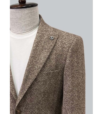 SUIT SARTORIA BROWN JACKET 4514