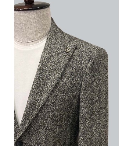 SUIT SARTORIA BLACK JACKET 4514