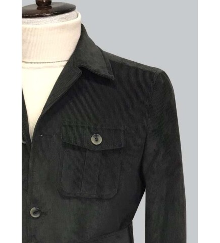 SUIT SARTORIA HAKİ KADİFE KABAN 8126