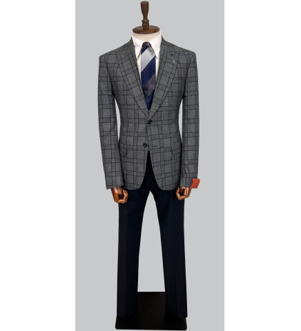 SUIT SARTORIA YÜN EKOSE TAKIM ELBİSE 2375