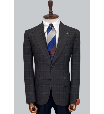 SUIT SARTORIA WOOL BROWN SUIT 2375