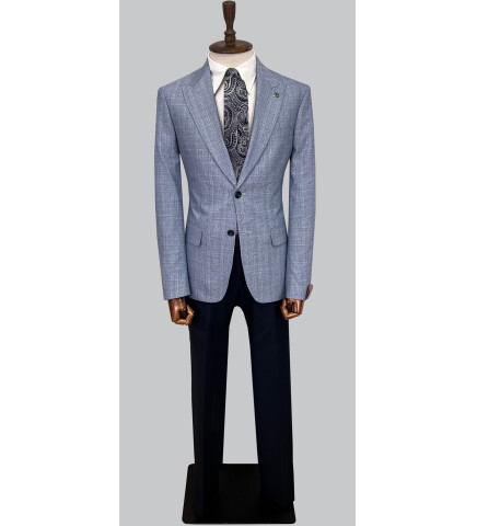 SUIT SARTORIA YÜN MAVİ TAKIM ELBİSE 2375