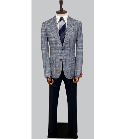 SUIT SARTORIA YÜN MAVİ TAKIM ELBİSE 2375