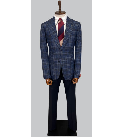 SUIT SARTORIA YÜN EKOSE TAKIM ELBİSE 2375