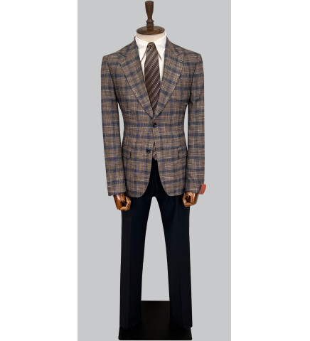 SUIT SARTORIA WOOL BROWN SUIT 2375