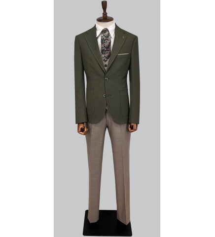 SUIT SARTORIA GREEN SUIT 2442