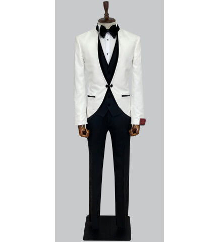 SUIT SARTORIA WHITE TUXEDO 5574