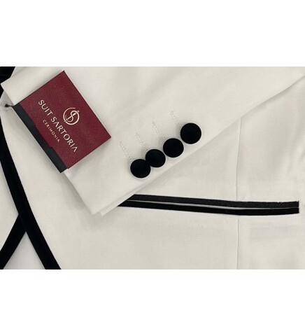 SUIT SARTORIA WHITE TUXEDO 5574